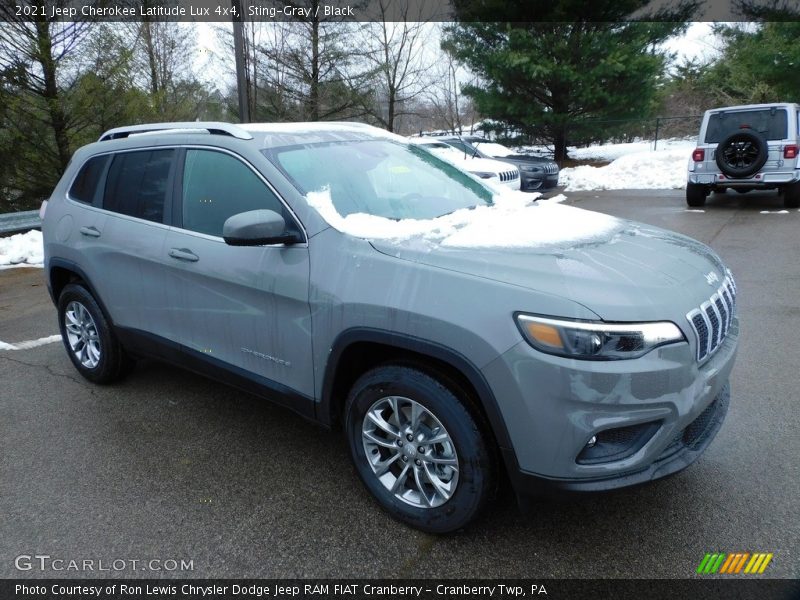 Sting-Gray / Black 2021 Jeep Cherokee Latitude Lux 4x4
