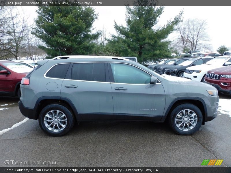 Sting-Gray / Black 2021 Jeep Cherokee Latitude Lux 4x4