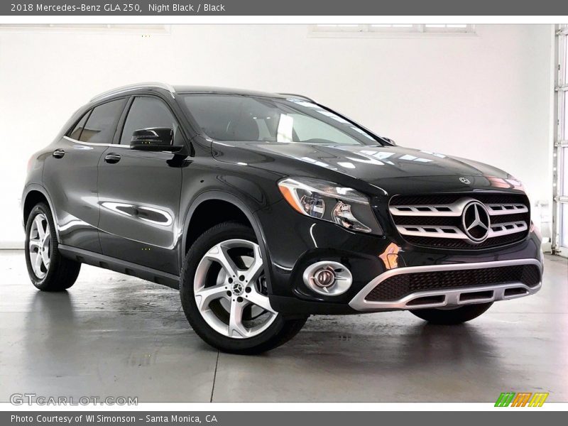 Night Black / Black 2018 Mercedes-Benz GLA 250