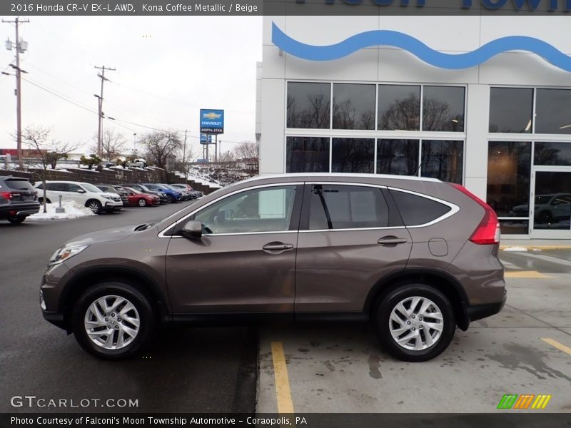  2016 CR-V EX-L AWD Kona Coffee Metallic