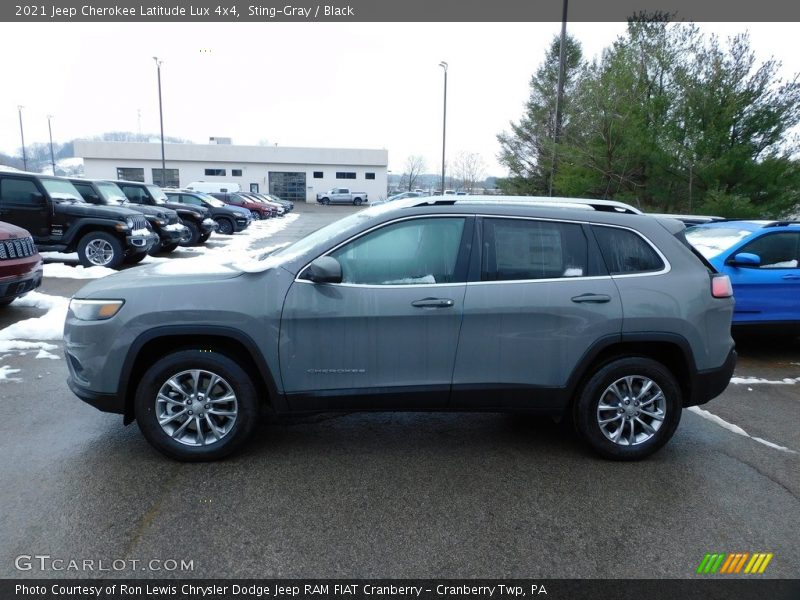 Sting-Gray / Black 2021 Jeep Cherokee Latitude Lux 4x4