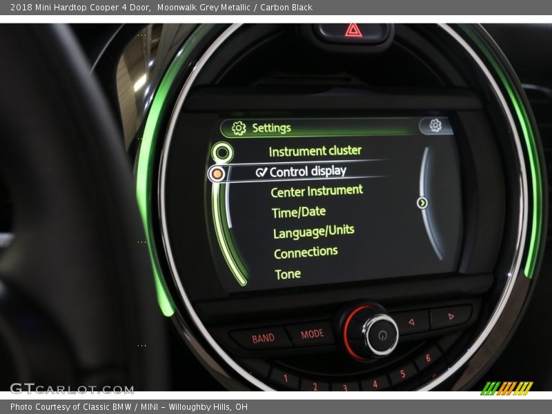 Moonwalk Grey Metallic / Carbon Black 2018 Mini Hardtop Cooper 4 Door
