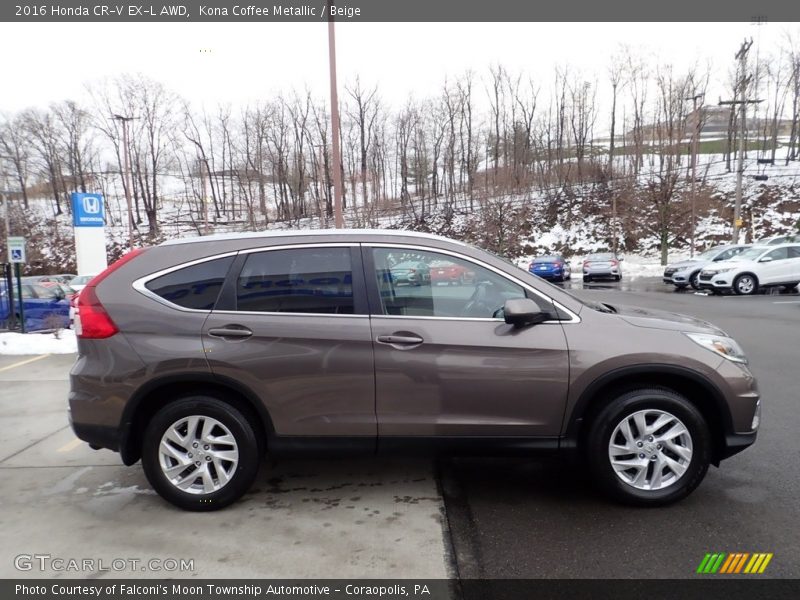  2016 CR-V EX-L AWD Kona Coffee Metallic