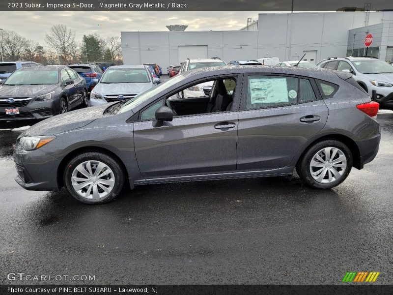 Magnetite Gray Metallic / Black 2021 Subaru Impreza 5-Door