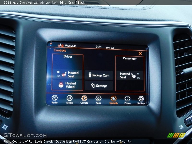 Sting-Gray / Black 2021 Jeep Cherokee Latitude Lux 4x4