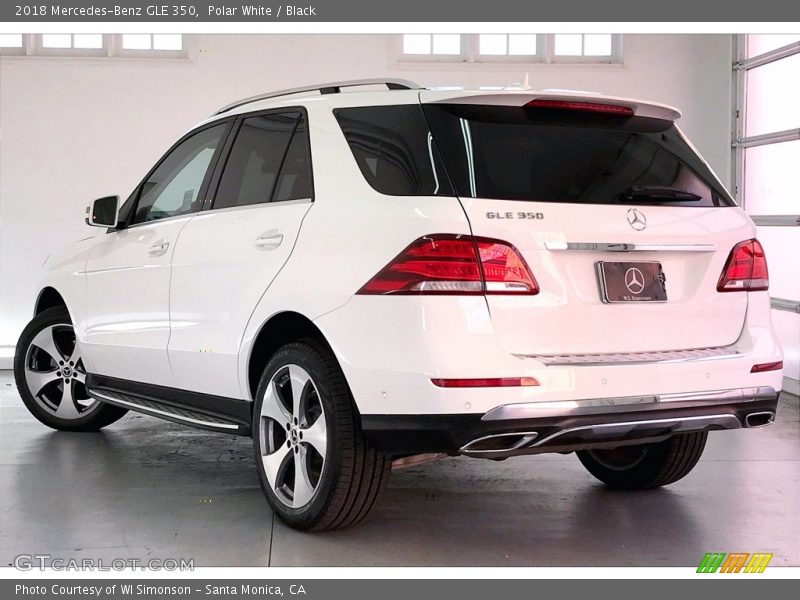 Polar White / Black 2018 Mercedes-Benz GLE 350