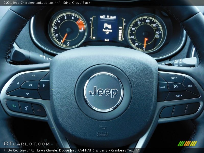 Sting-Gray / Black 2021 Jeep Cherokee Latitude Lux 4x4