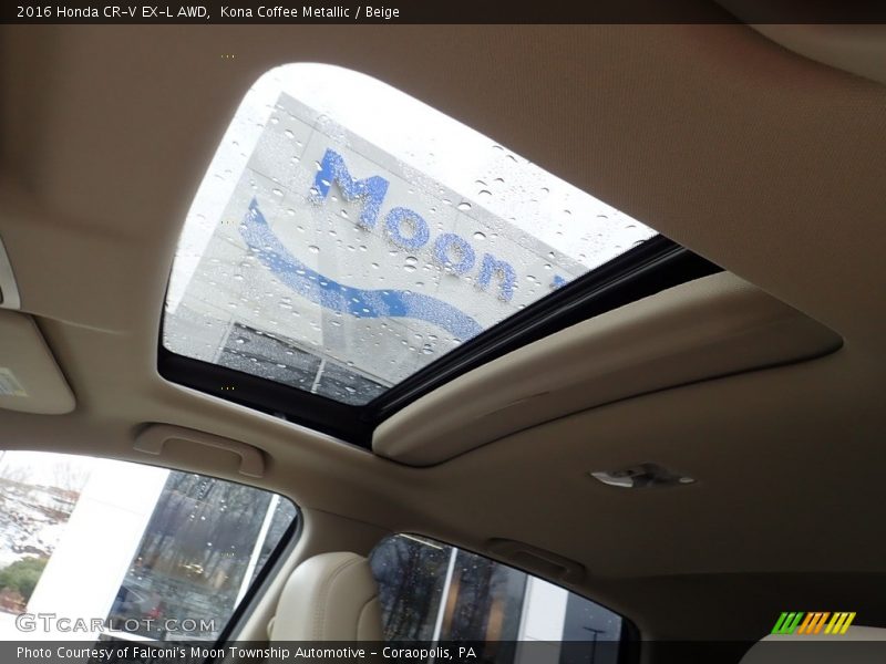 Sunroof of 2016 CR-V EX-L AWD