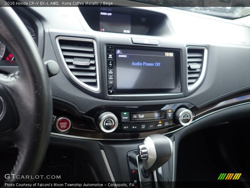 Controls of 2016 CR-V EX-L AWD