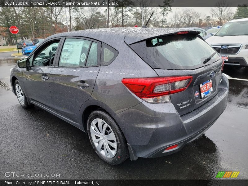 Magnetite Gray Metallic / Black 2021 Subaru Impreza 5-Door