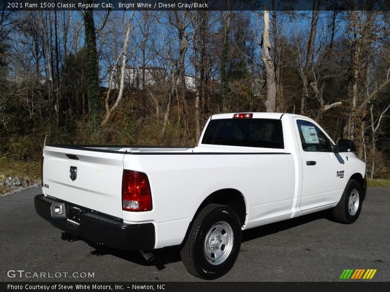 Bright White / Diesel Gray/Black 2021 Ram 1500 Classic Regular Cab