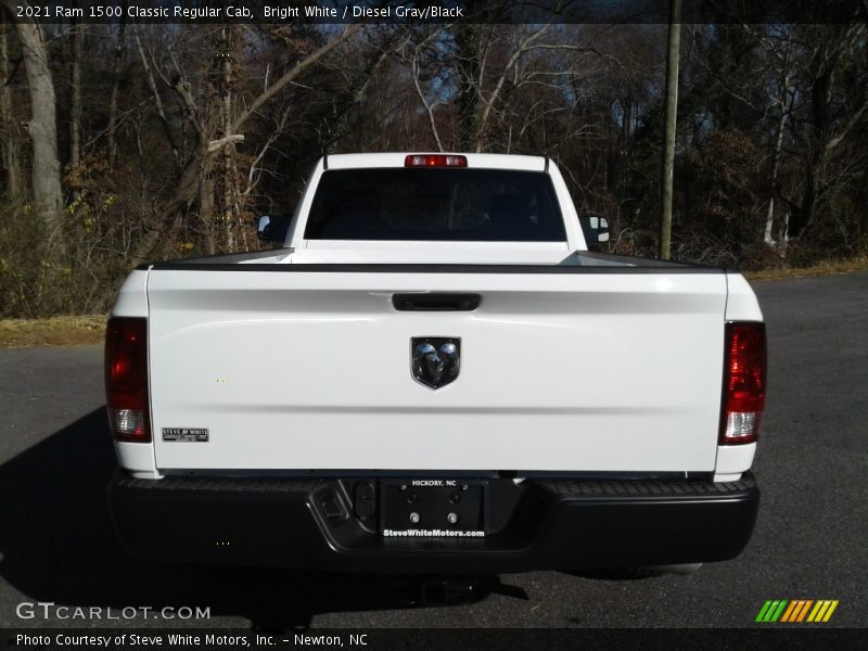 Bright White / Diesel Gray/Black 2021 Ram 1500 Classic Regular Cab