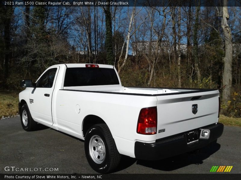 Bright White / Diesel Gray/Black 2021 Ram 1500 Classic Regular Cab