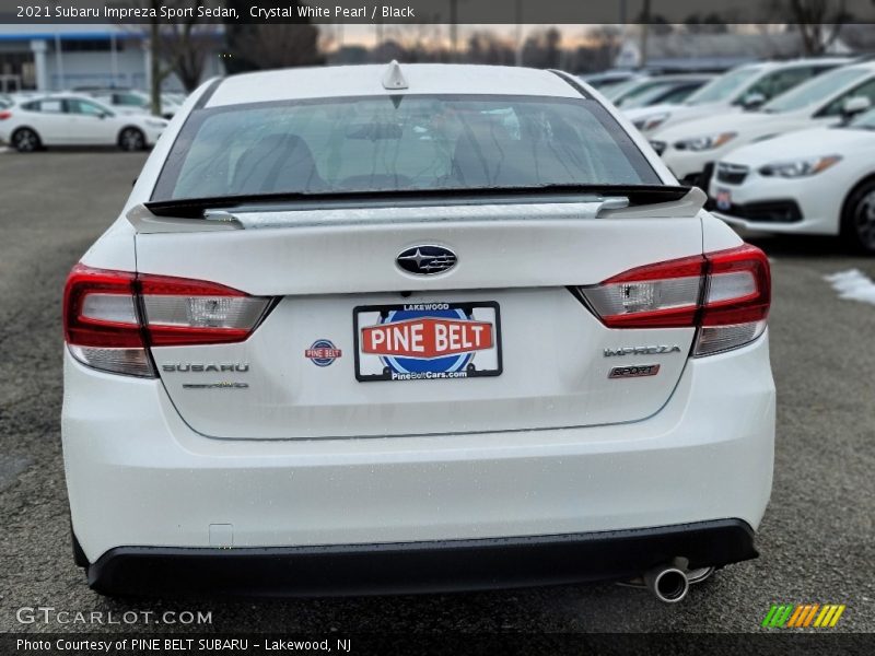 Crystal White Pearl / Black 2021 Subaru Impreza Sport Sedan