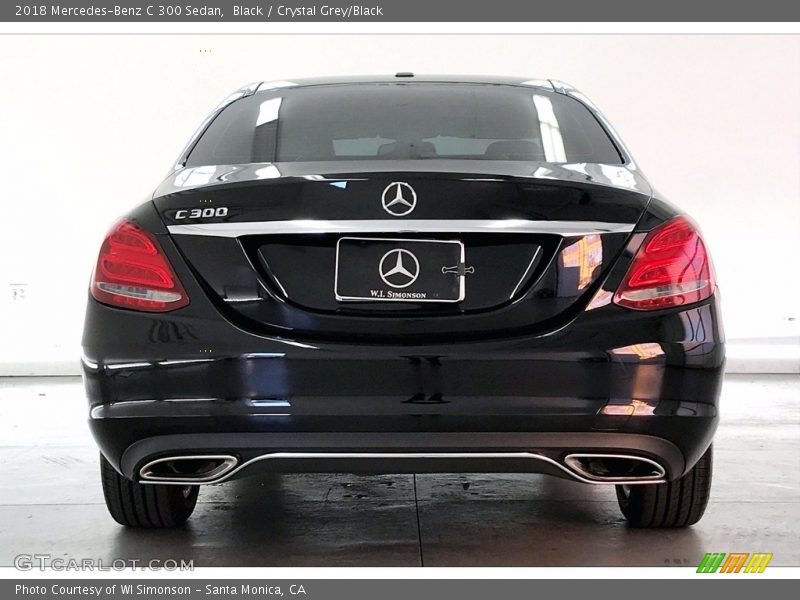 Black / Crystal Grey/Black 2018 Mercedes-Benz C 300 Sedan
