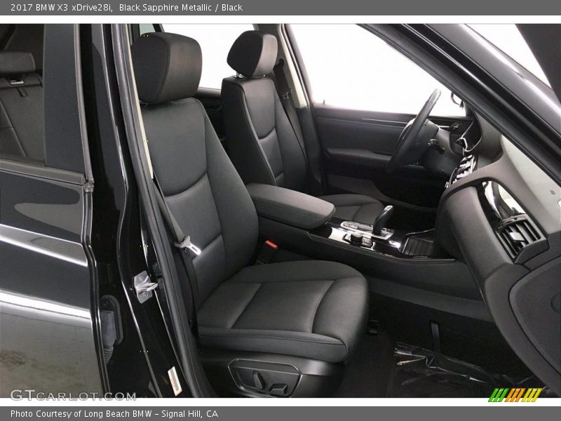 Black Sapphire Metallic / Black 2017 BMW X3 xDrive28i