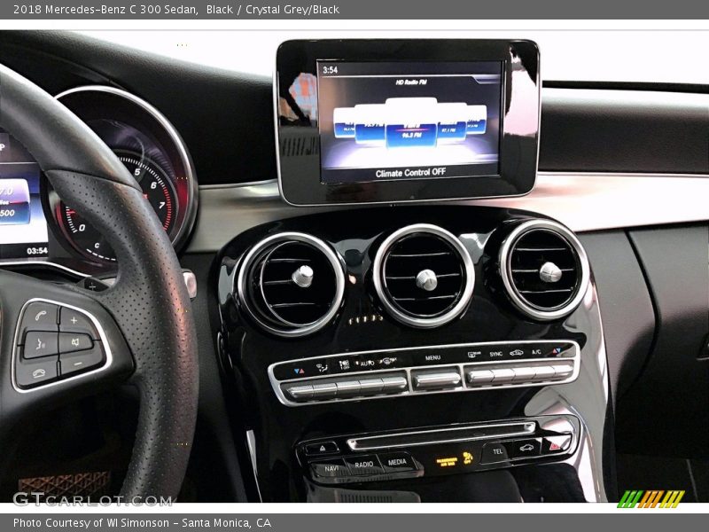 Black / Crystal Grey/Black 2018 Mercedes-Benz C 300 Sedan