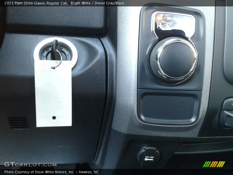 Bright White / Diesel Gray/Black 2021 Ram 1500 Classic Regular Cab