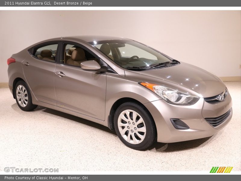 Desert Bronze / Beige 2011 Hyundai Elantra GLS