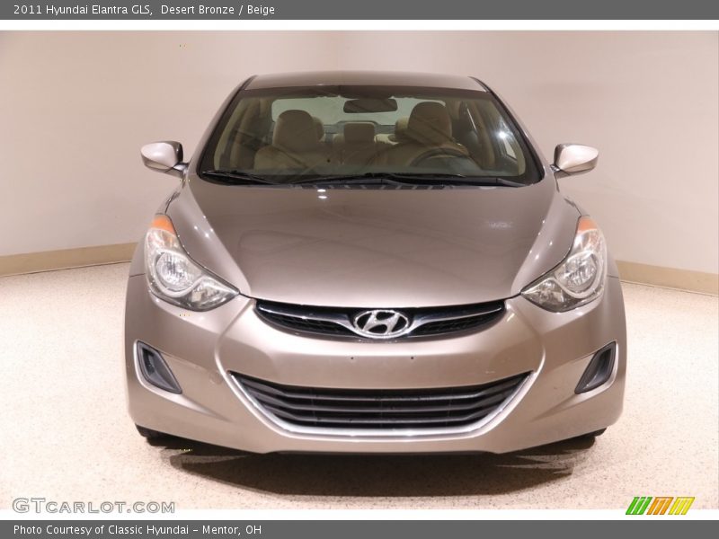 Desert Bronze / Beige 2011 Hyundai Elantra GLS