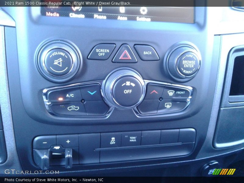 Bright White / Diesel Gray/Black 2021 Ram 1500 Classic Regular Cab