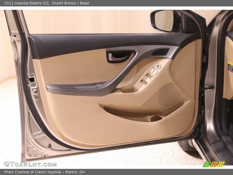 Desert Bronze / Beige 2011 Hyundai Elantra GLS