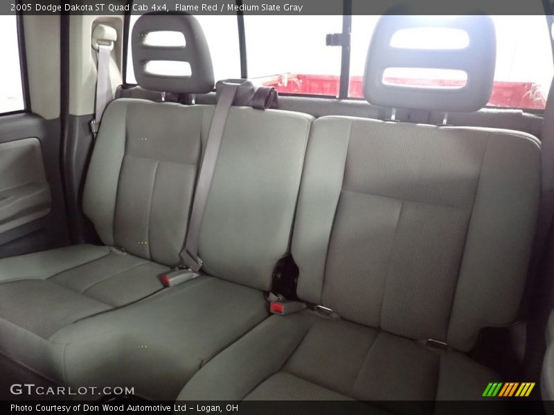 Flame Red / Medium Slate Gray 2005 Dodge Dakota ST Quad Cab 4x4