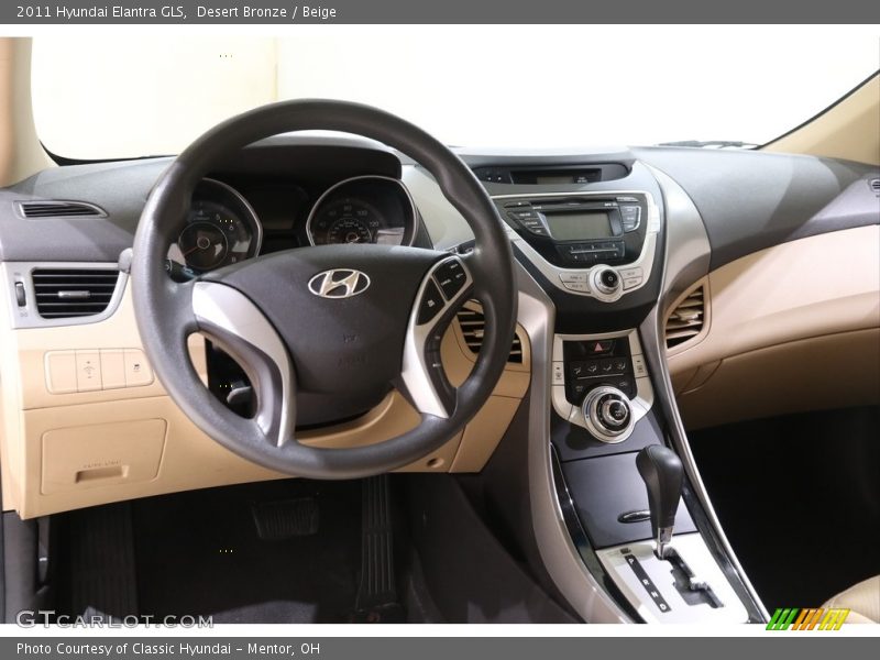 Desert Bronze / Beige 2011 Hyundai Elantra GLS