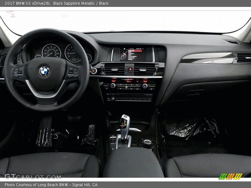 Black Sapphire Metallic / Black 2017 BMW X3 xDrive28i