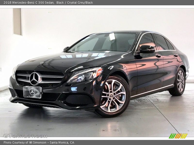 Black / Crystal Grey/Black 2018 Mercedes-Benz C 300 Sedan