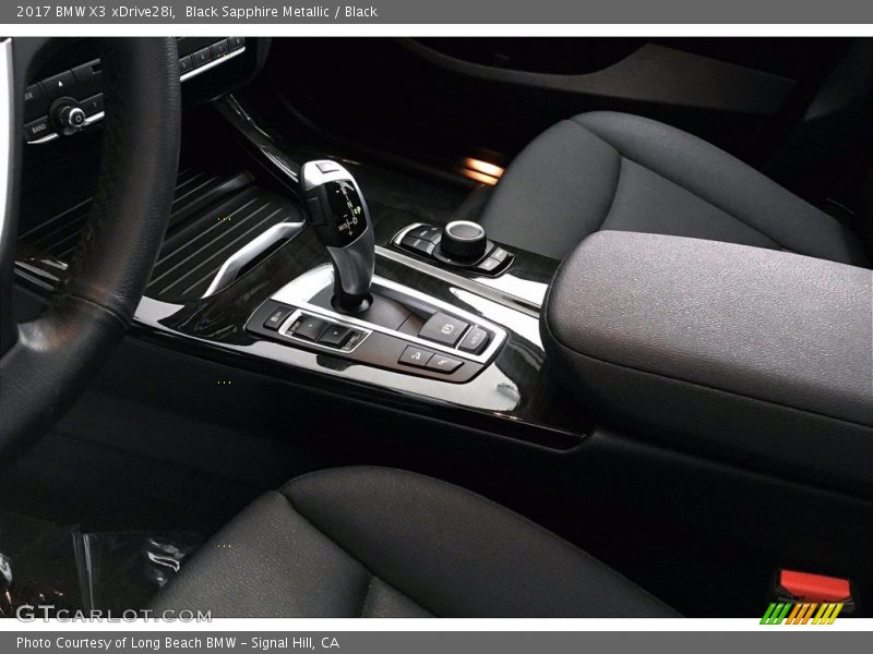 Black Sapphire Metallic / Black 2017 BMW X3 xDrive28i