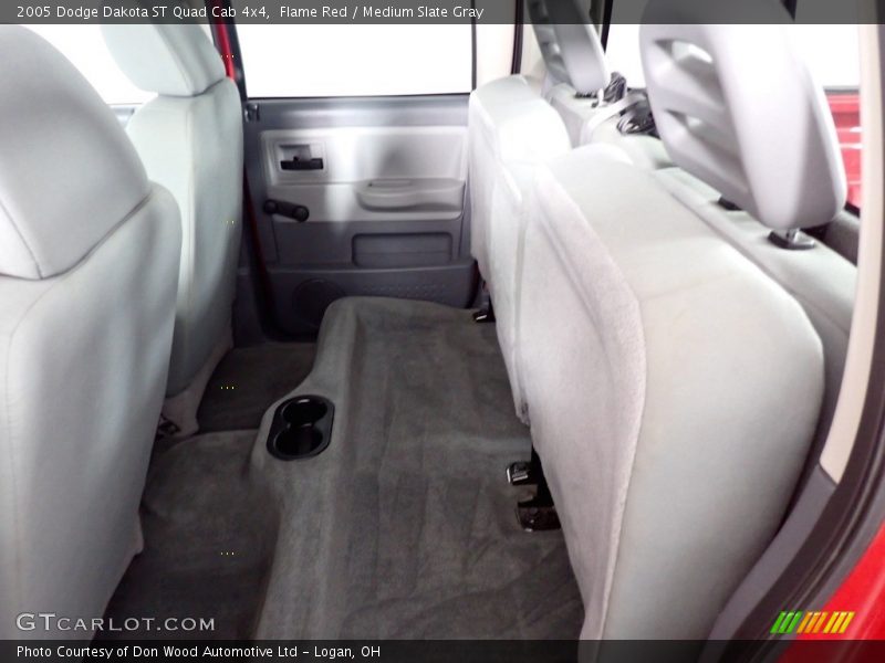 Flame Red / Medium Slate Gray 2005 Dodge Dakota ST Quad Cab 4x4