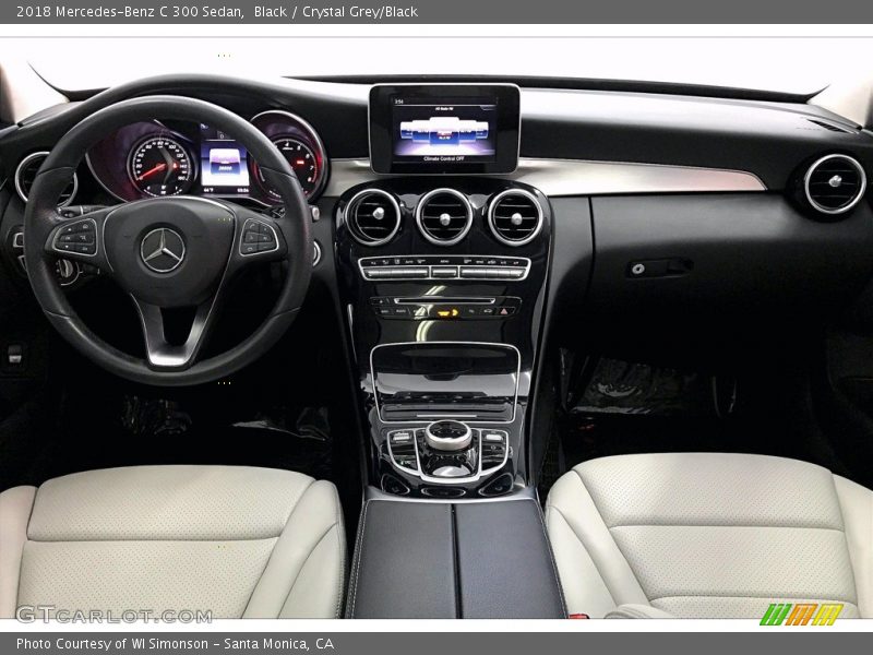 Black / Crystal Grey/Black 2018 Mercedes-Benz C 300 Sedan