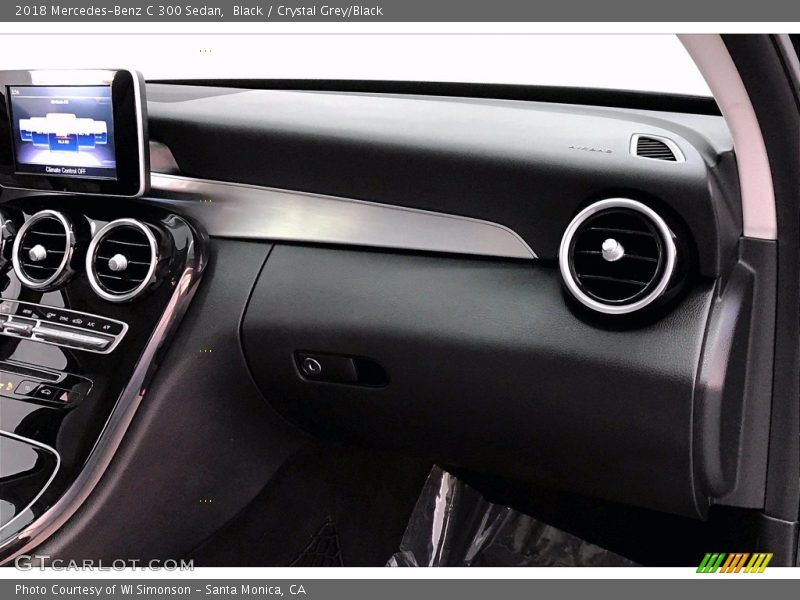 Black / Crystal Grey/Black 2018 Mercedes-Benz C 300 Sedan