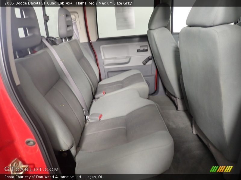 Flame Red / Medium Slate Gray 2005 Dodge Dakota ST Quad Cab 4x4