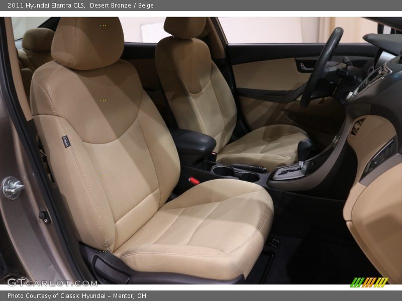 Desert Bronze / Beige 2011 Hyundai Elantra GLS