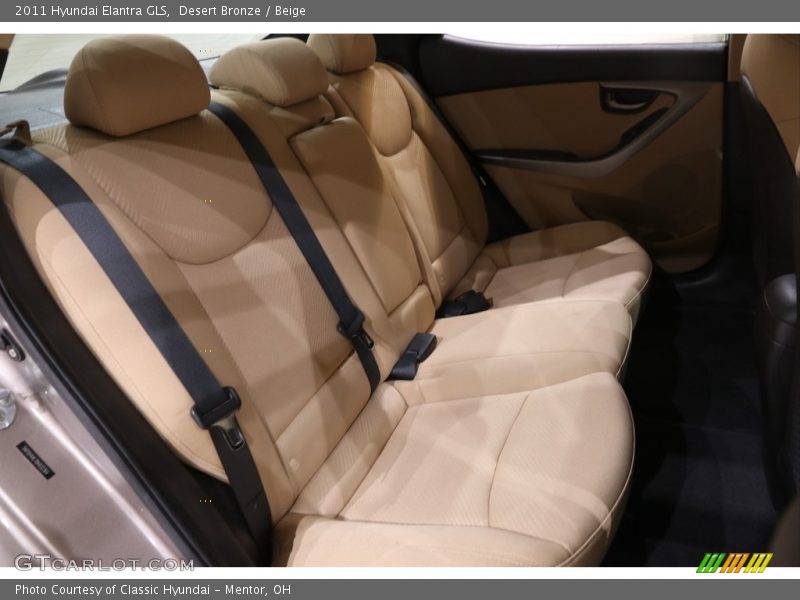Desert Bronze / Beige 2011 Hyundai Elantra GLS