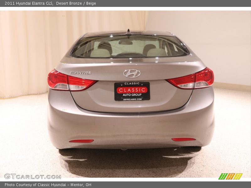 Desert Bronze / Beige 2011 Hyundai Elantra GLS