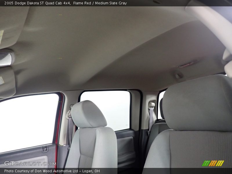 Flame Red / Medium Slate Gray 2005 Dodge Dakota ST Quad Cab 4x4