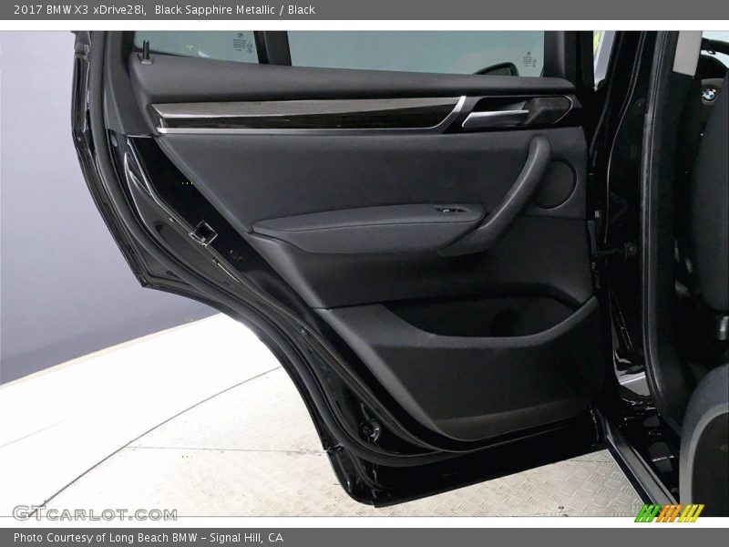 Black Sapphire Metallic / Black 2017 BMW X3 xDrive28i