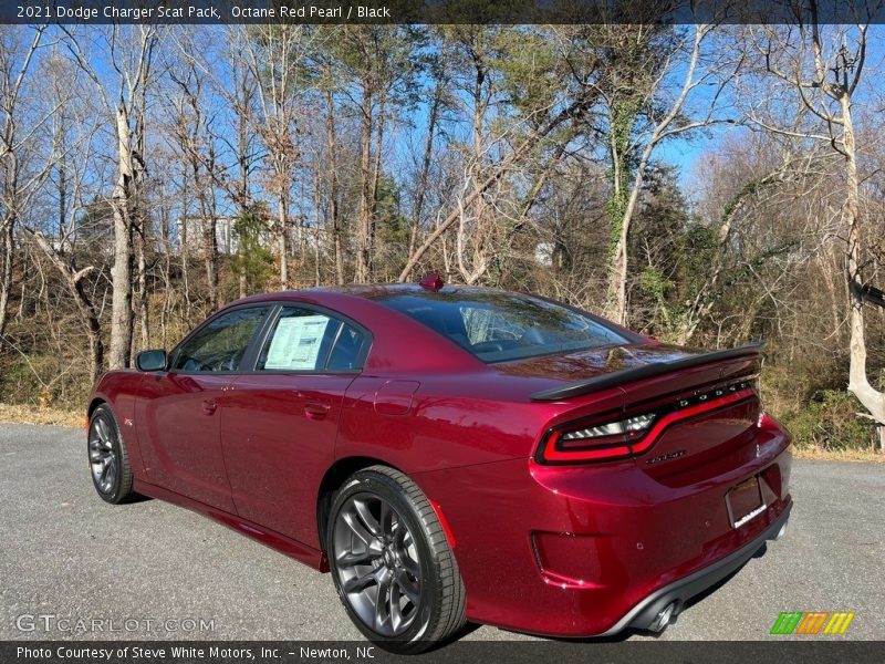 Octane Red Pearl / Black 2021 Dodge Charger Scat Pack