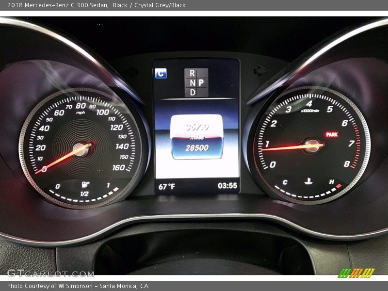 Black / Crystal Grey/Black 2018 Mercedes-Benz C 300 Sedan
