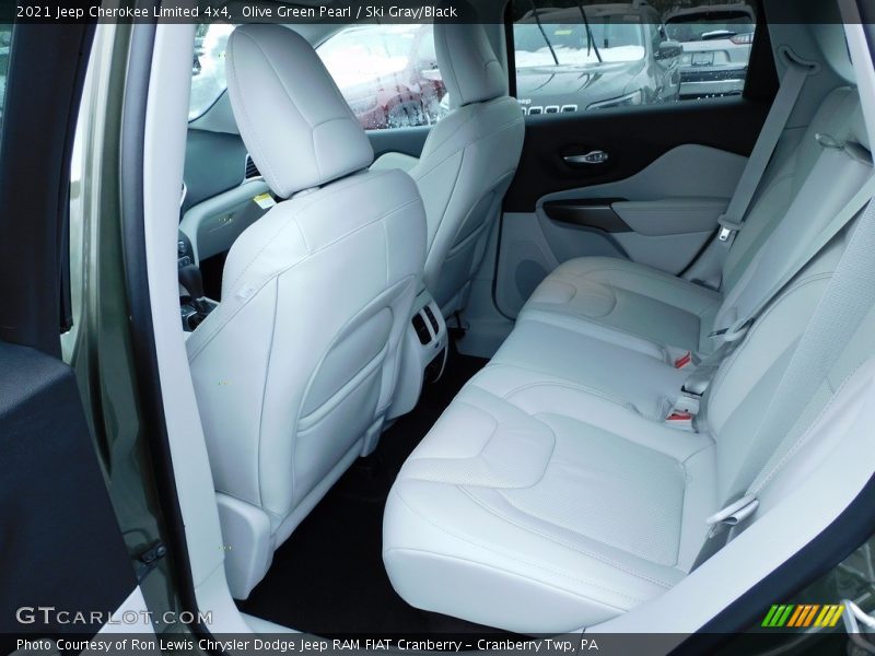 Olive Green Pearl / Ski Gray/Black 2021 Jeep Cherokee Limited 4x4