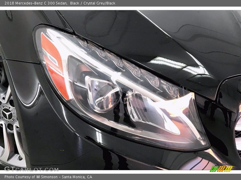 Black / Crystal Grey/Black 2018 Mercedes-Benz C 300 Sedan