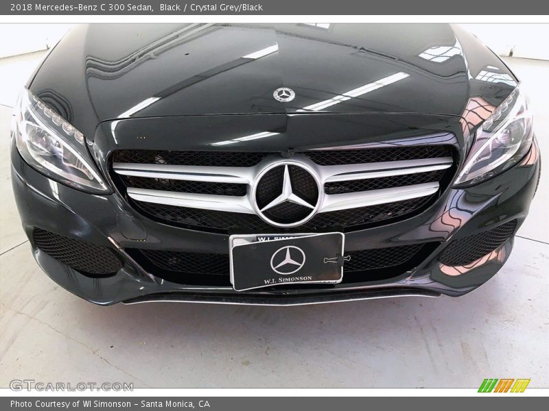 Black / Crystal Grey/Black 2018 Mercedes-Benz C 300 Sedan