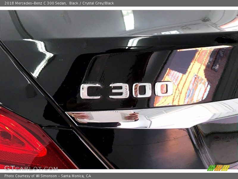Black / Crystal Grey/Black 2018 Mercedes-Benz C 300 Sedan