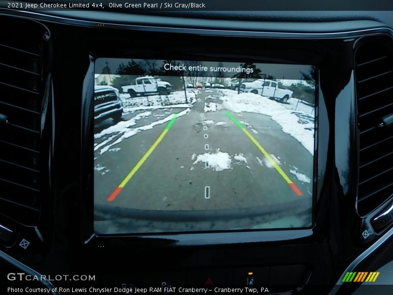 Olive Green Pearl / Ski Gray/Black 2021 Jeep Cherokee Limited 4x4