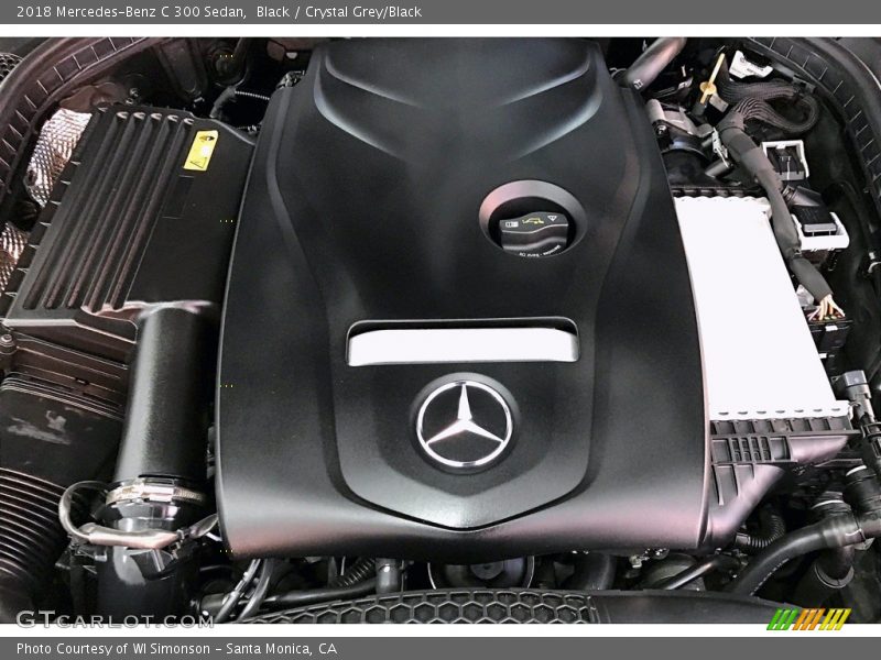 Black / Crystal Grey/Black 2018 Mercedes-Benz C 300 Sedan