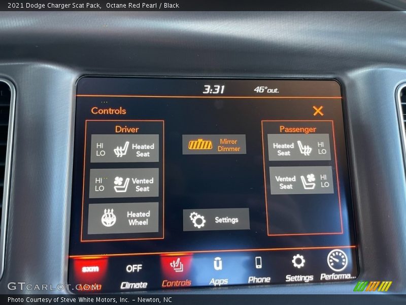 Octane Red Pearl / Black 2021 Dodge Charger Scat Pack