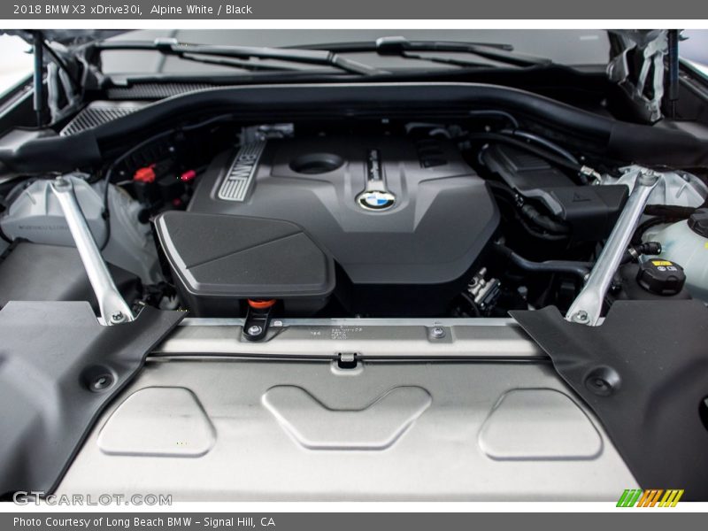 Alpine White / Black 2018 BMW X3 xDrive30i
